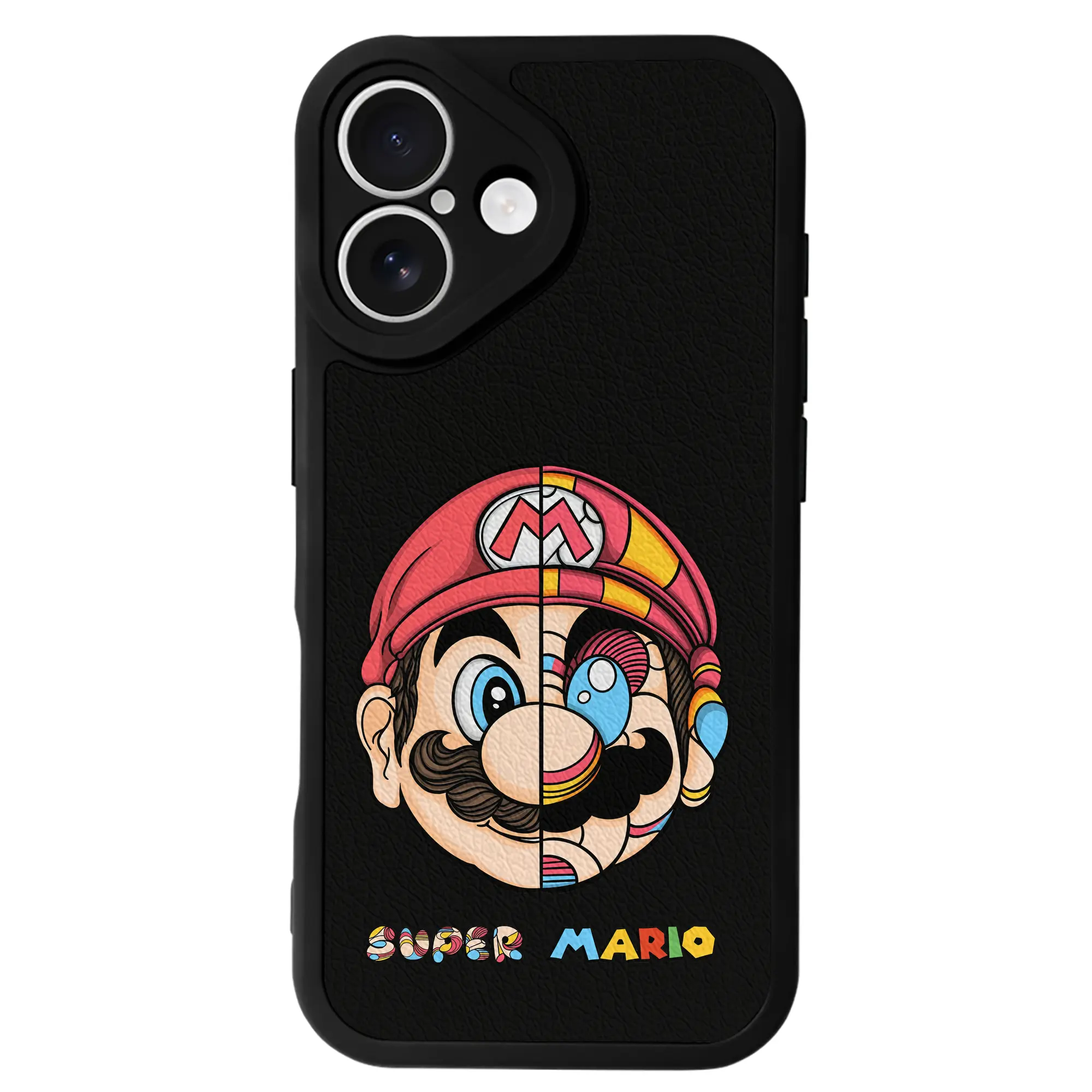 マリオ グッズ マリオ - IPhone 16シリーズ対応 ・ シリコンスマホケース ・ レザー調 ・ 高精度フィット ・ 耐衝撃 ・ ワイヤレス充電対応 ・ 精密カット